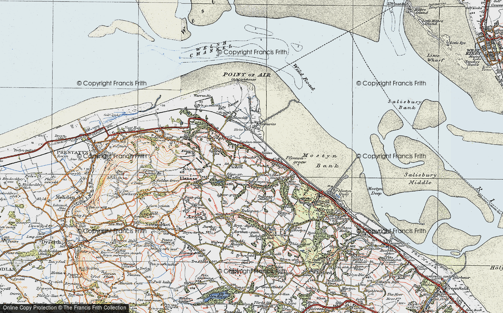 Old Map of Tanlan, 1924 in 1924