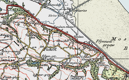 Old map of Tanlan in 1924