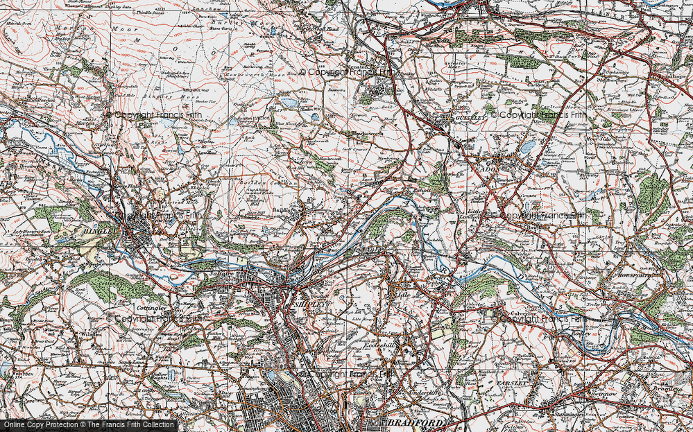 Old Map of Tarn, 1925 in 1925