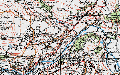 Old map of Buck Wood in 1925