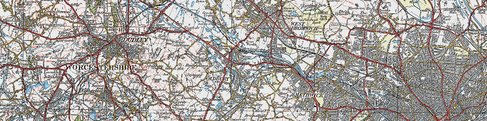 Old map of Tat Bank in 1921