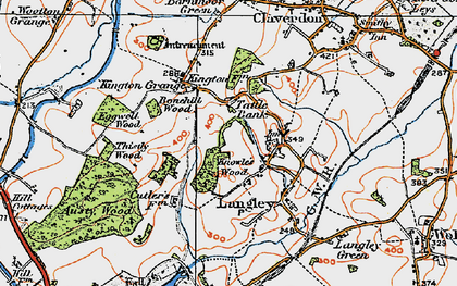 Old map of Tattle Bank in 1919