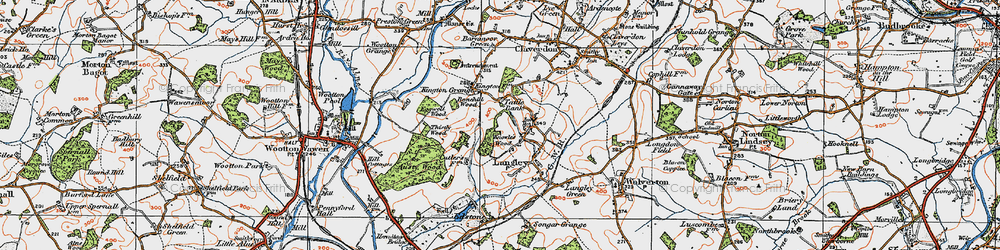 Old map of Tattle Bank in 1919