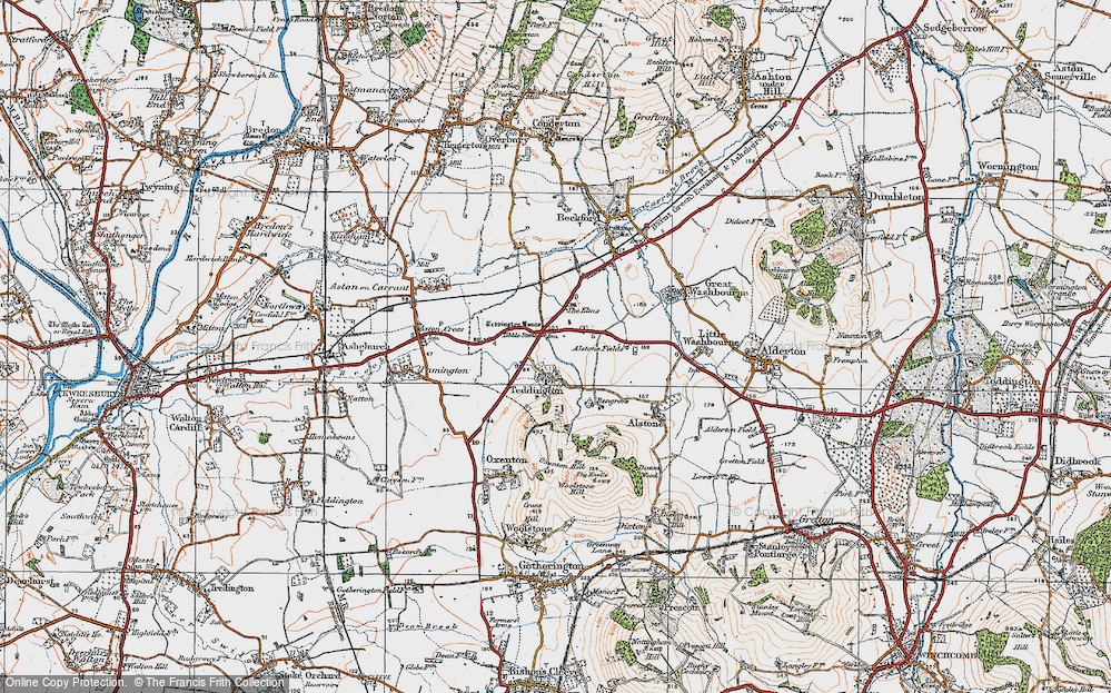 Old Map of Teddington, 1919 in 1919