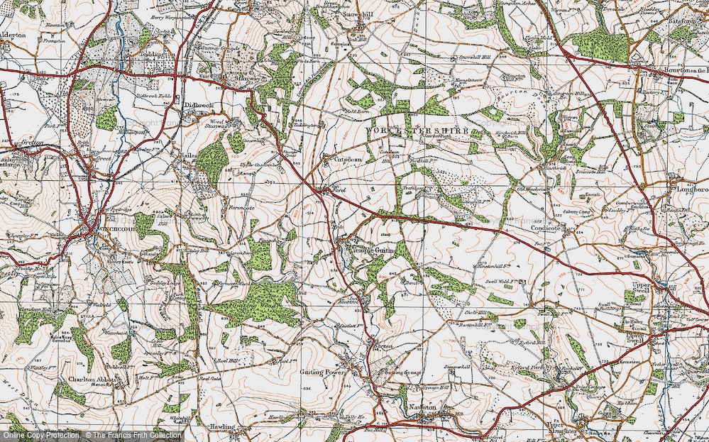 Old Maps of Temple Guiting, Gloucestershire - Francis Frith