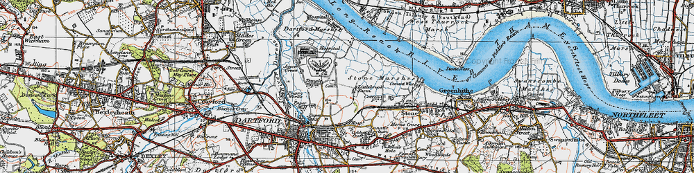 Old map of Temple Hill in 1920