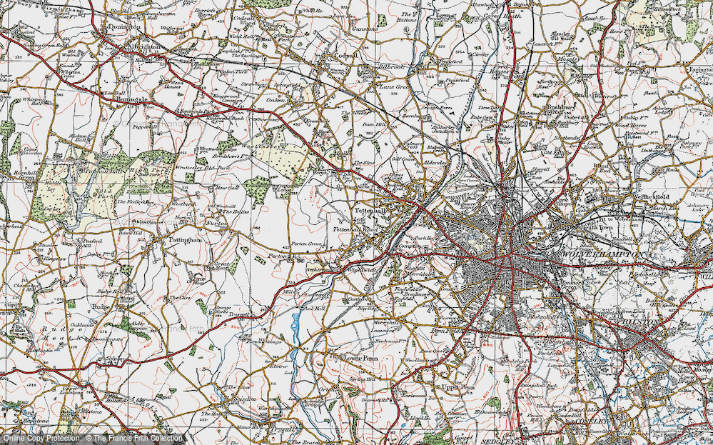 Old Maps of Tettenhall Wood, West Midlands - Francis Frith