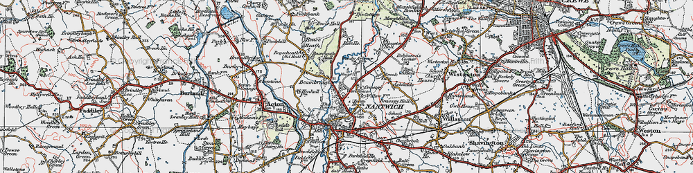 Old map of The Barony in 1921