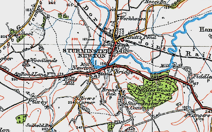 Old map of The Bridge in 1919