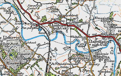 Old map of The Bryn in 1919