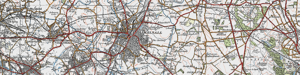 Old map of Wren's Nest in 1921