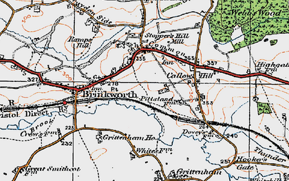 Old map of The Common in 1919