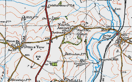 Old map of The Green in 1919