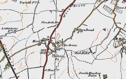 Old map of The Green in 1919