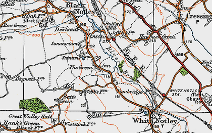Old map of The Green in 1921