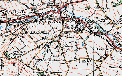 Old map of The Green in 1924