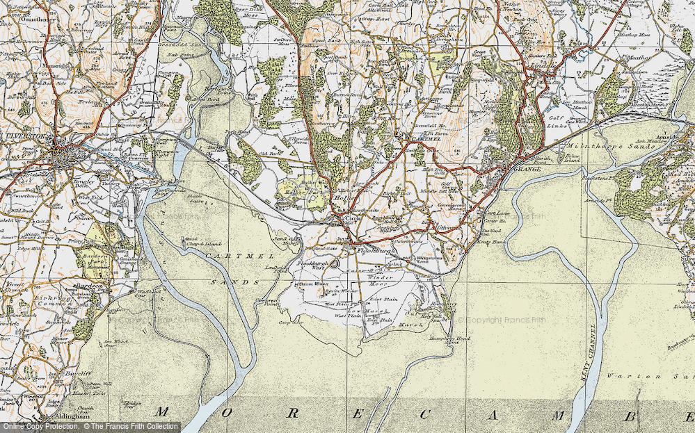 Old Map of The Green, 1925 in 1925