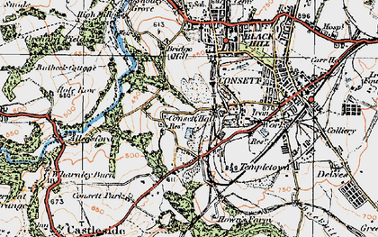 Old map of The Grove in 1925