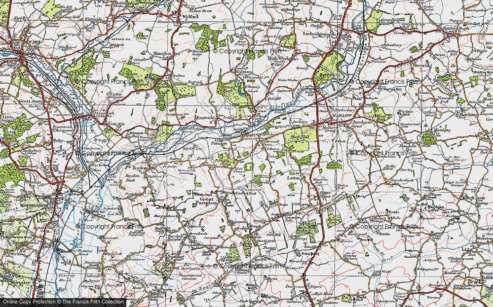 Old Map of The High, 1919 in 1919