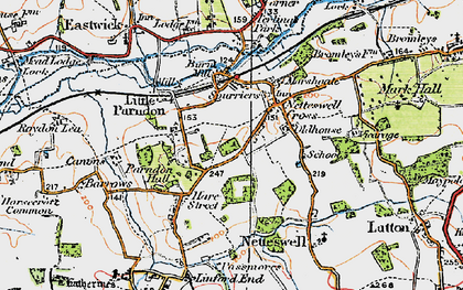 Old map of The High in 1919