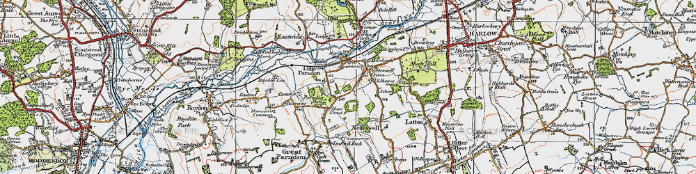 Old map of The High in 1919