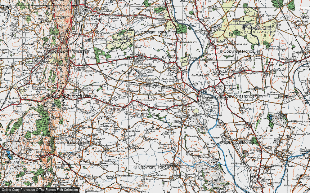 Old Map of The Hook, 1920 in 1920