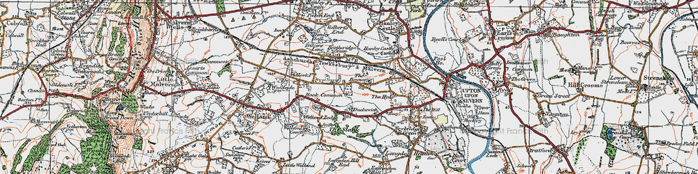 Old map of The Hook in 1920
