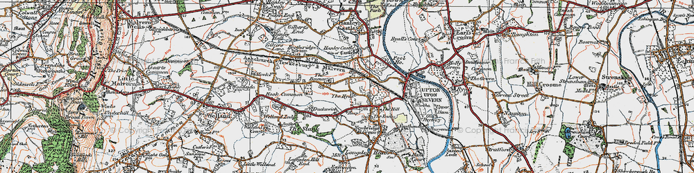 Old map of Boynes, The in 1920