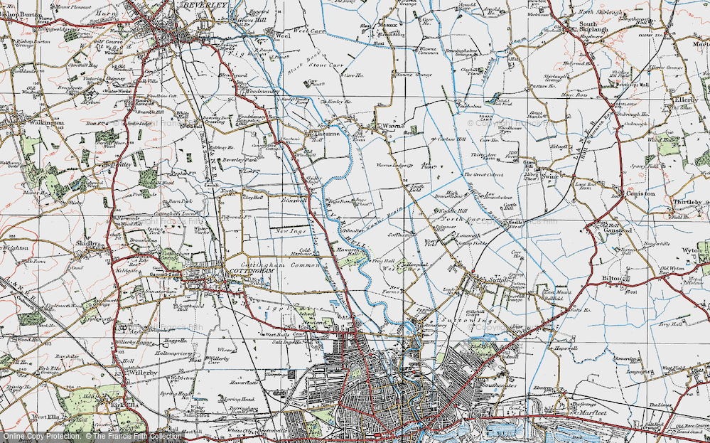 Old Map of The Ings, 1924 in 1924