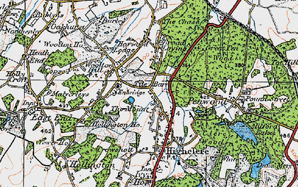 Old map of The Mount in 1919