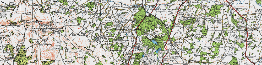 Old map of The Mount in 1919