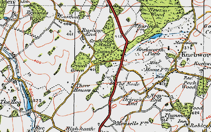 Old map of The Node in 1920