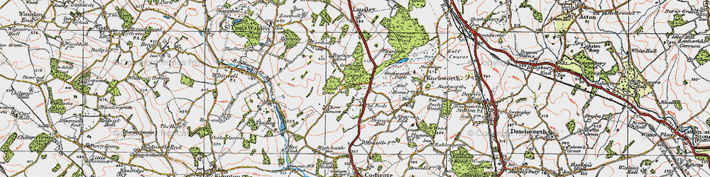 Old map of The Node in 1920