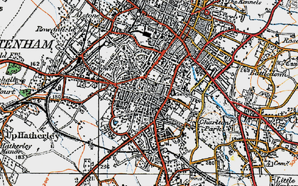 Old map of The Park in 1919