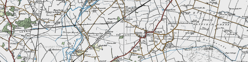 Old map of The Parks in 1923