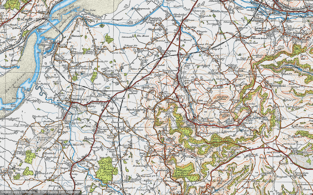 Old Map of The Quarry, 1919 in 1919