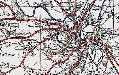 Old map of The Quarry in 1921