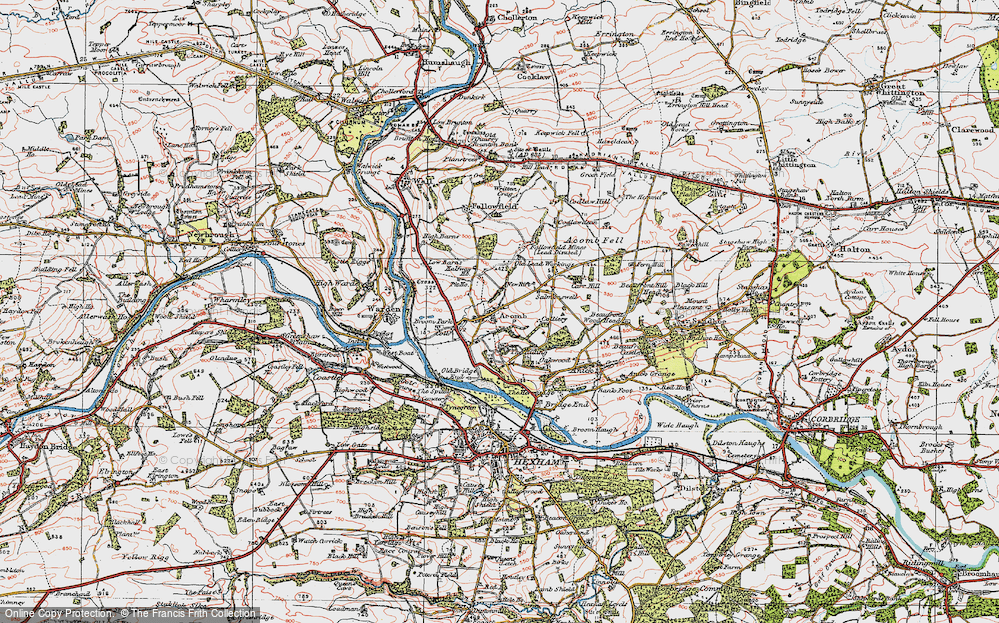 Old Map of The Riding, 1925 in 1925