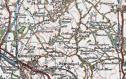 Old map of The Rookery in 1923