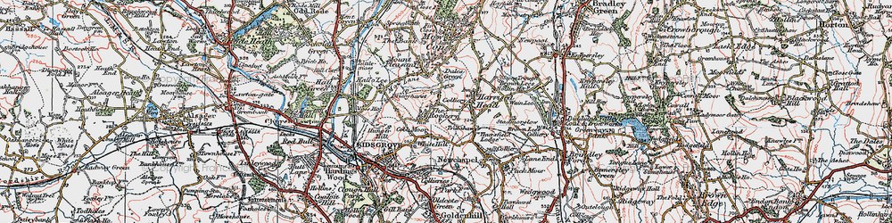 Old map of The Rookery in 1923