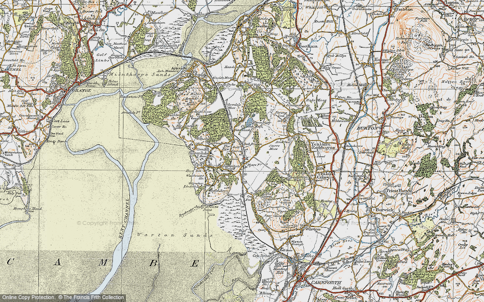 Old Map of The Row, 1925 in 1925