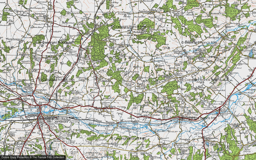 Old Map of The Slade, 1919 in 1919