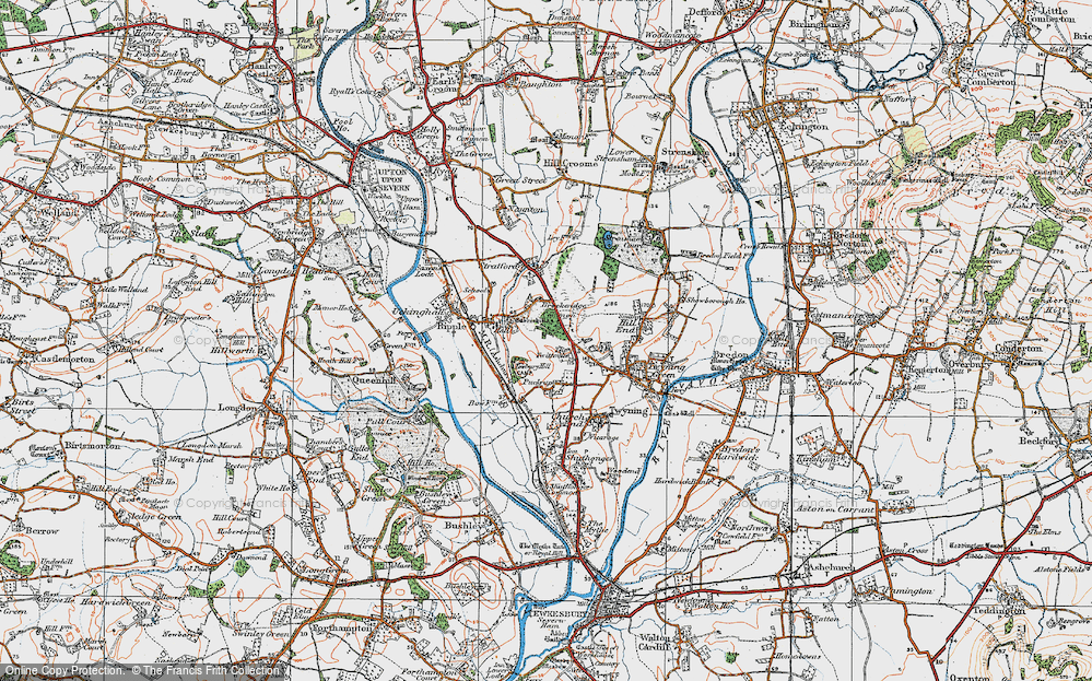 Old Map of The Twittocks, 1920 in 1920