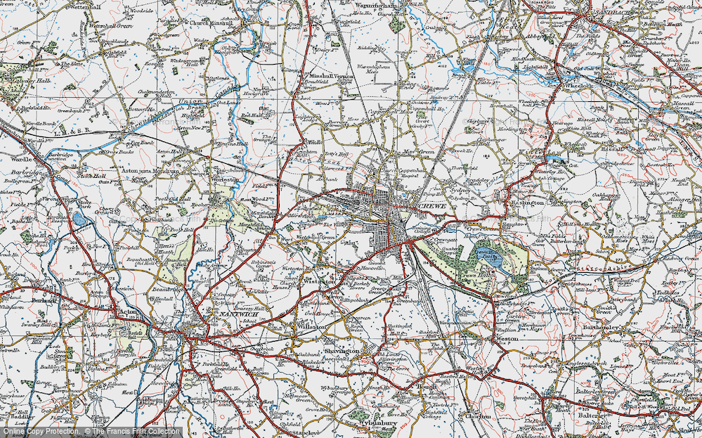 Old Map of The Valley, 1923 in 1923