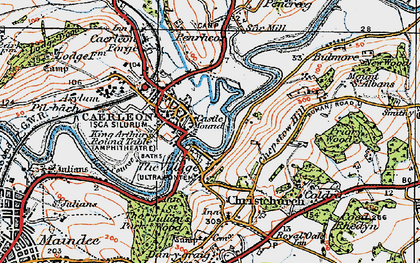 Old map of The Village in 1919
