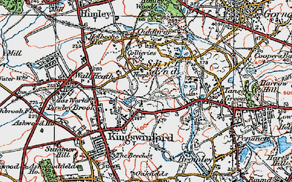 Old map of The Village in 1921