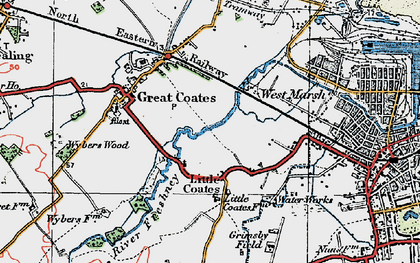 Old map of The Willows in 1923