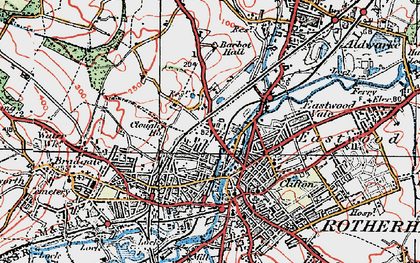 Old map of Thorn Hill in 1923