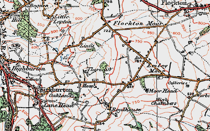 Old map of Thorncliff in 1924