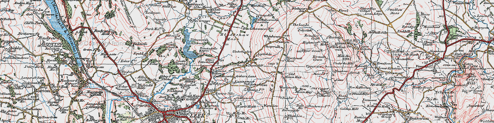 Old map of Whitehouse in 1923